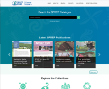 SPREP Virtual Library Screenshot